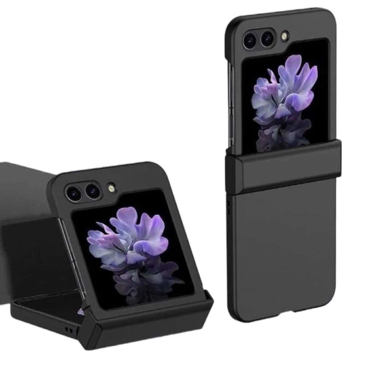 GENERICO - Carcasa Con Bisagra Plegable Para Samsung Z Flip 7 Fe Negro