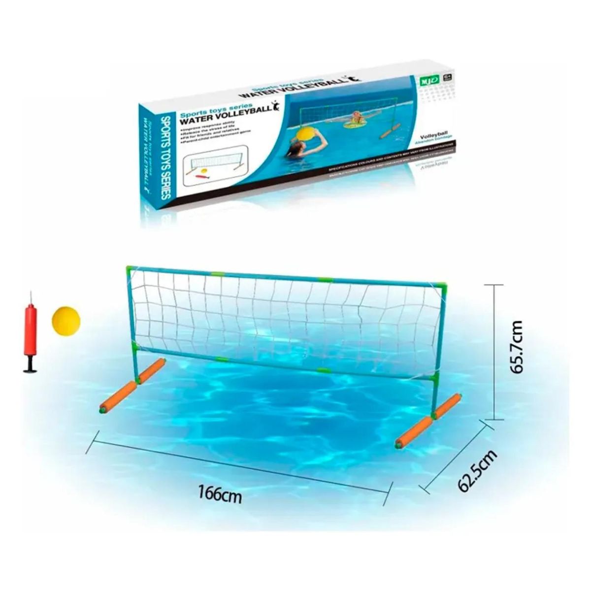 GENERICO - Juguete Arco De Voleivol Armable Con Red Y Balon Infantil