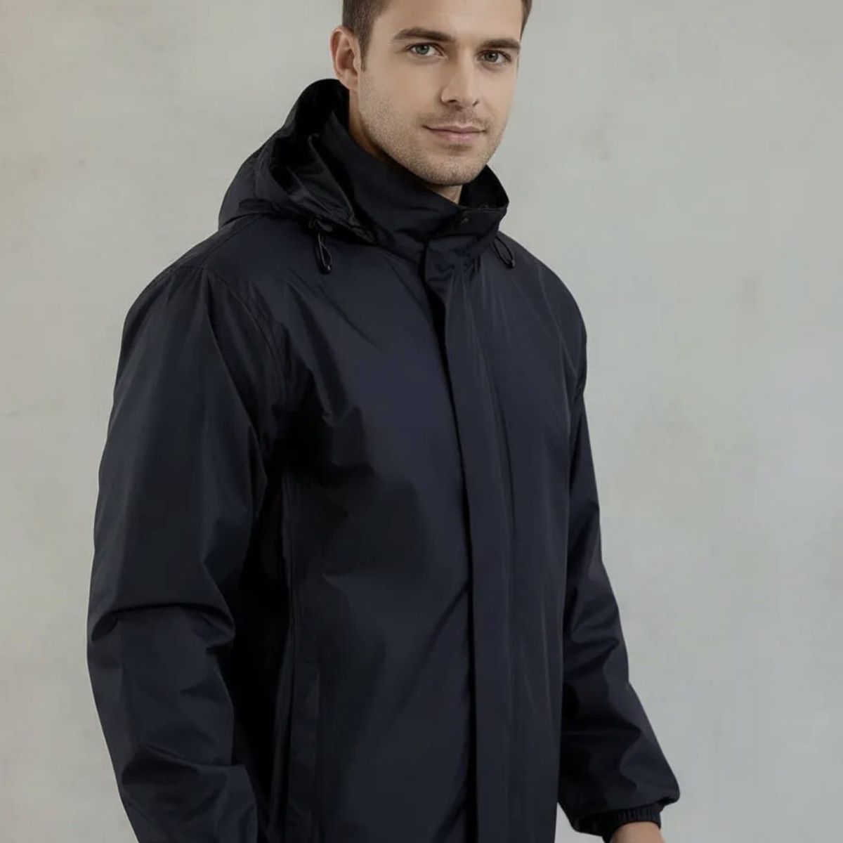 BLUE MOUNTAIN - Chaqueta Corta Viento Hombre Termica Impermeable upf50