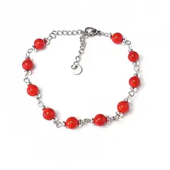 GENERICO - Pulsera de Coral Rojo