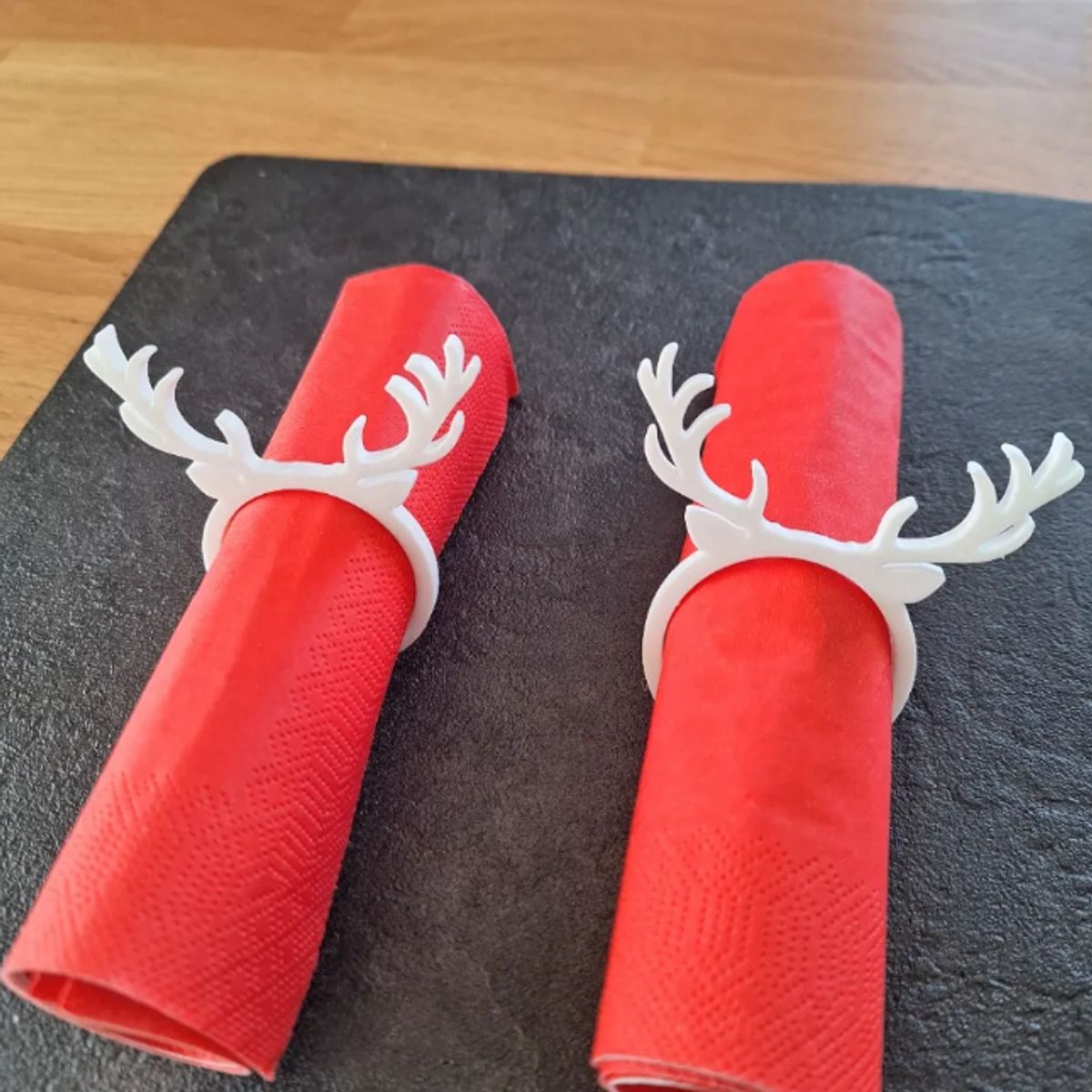 GENERICO - Adorno navidad - Anillos paras servilleta (pack 2 un)