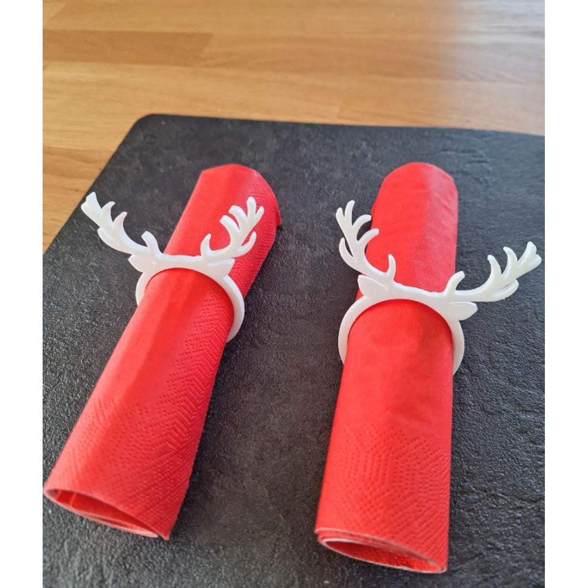 GENERICO - Adorno navidad - Anillos paras servilleta (pack 2 un)