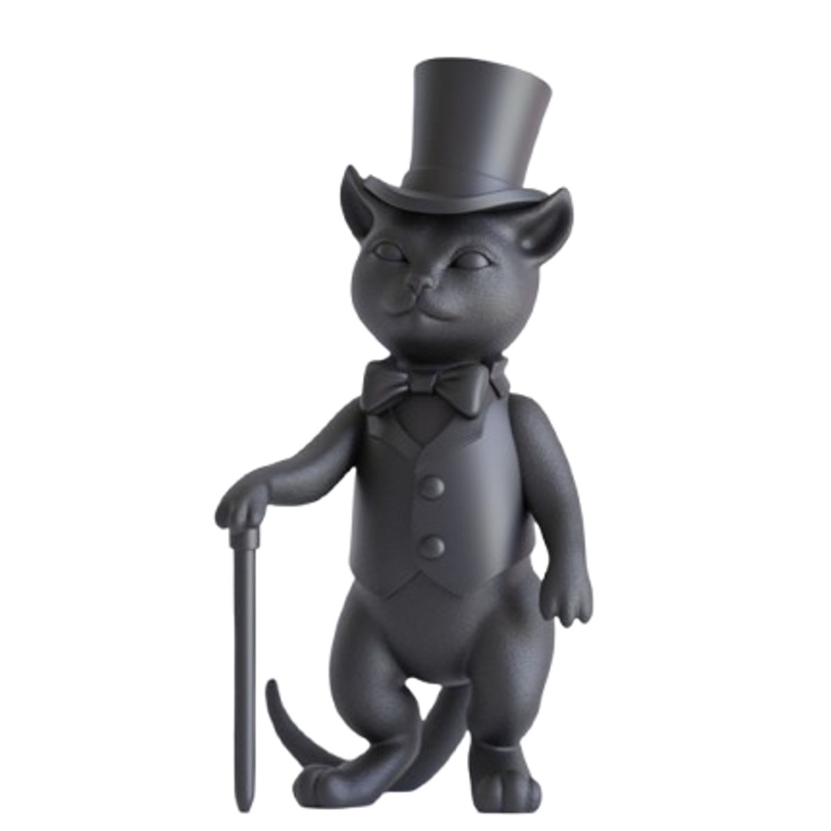 GENERICO - Figura Decoración- Escultura Gato Elegante