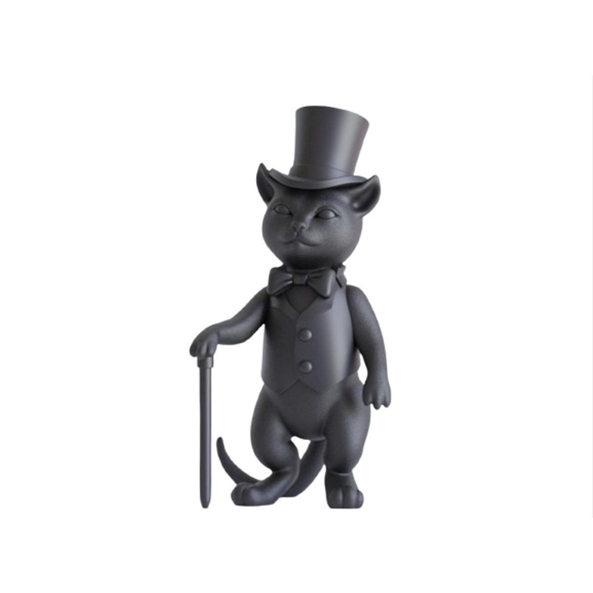 GENERICO - Figura Decoración- Escultura Gato Elegante