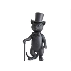 GENERICO - Figura Decoración- Escultura Gato Elegante