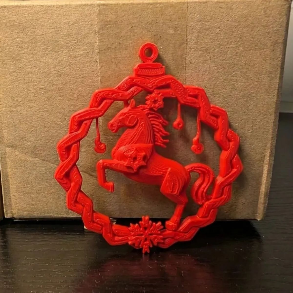 GENERICO - Adorno Navidad - Caballo de Fuego