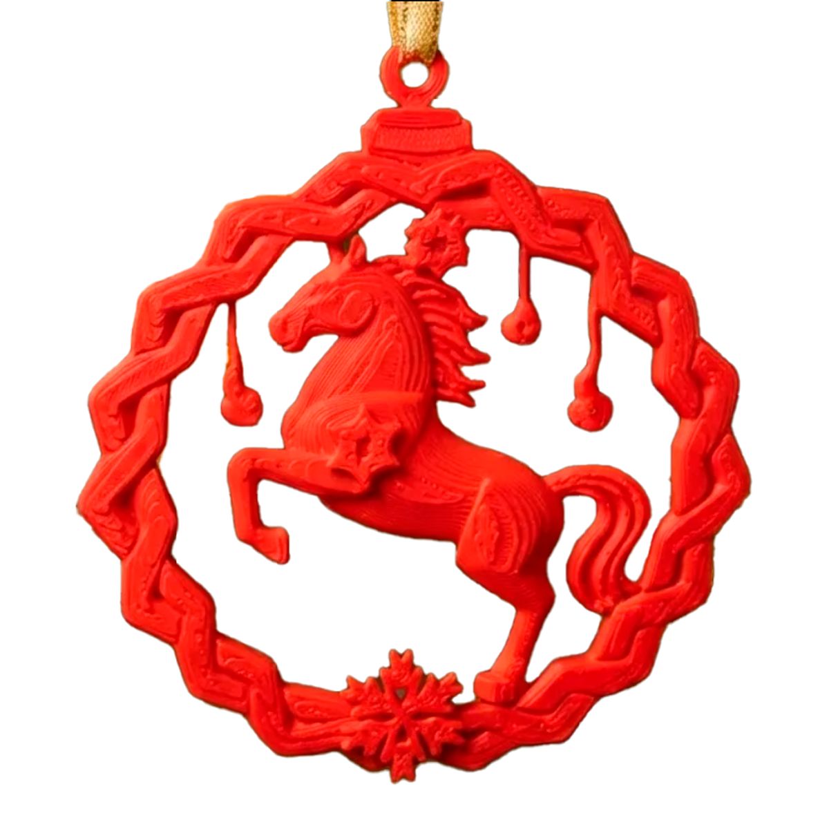 GENERICO - Adorno Navidad - Caballo de Fuego