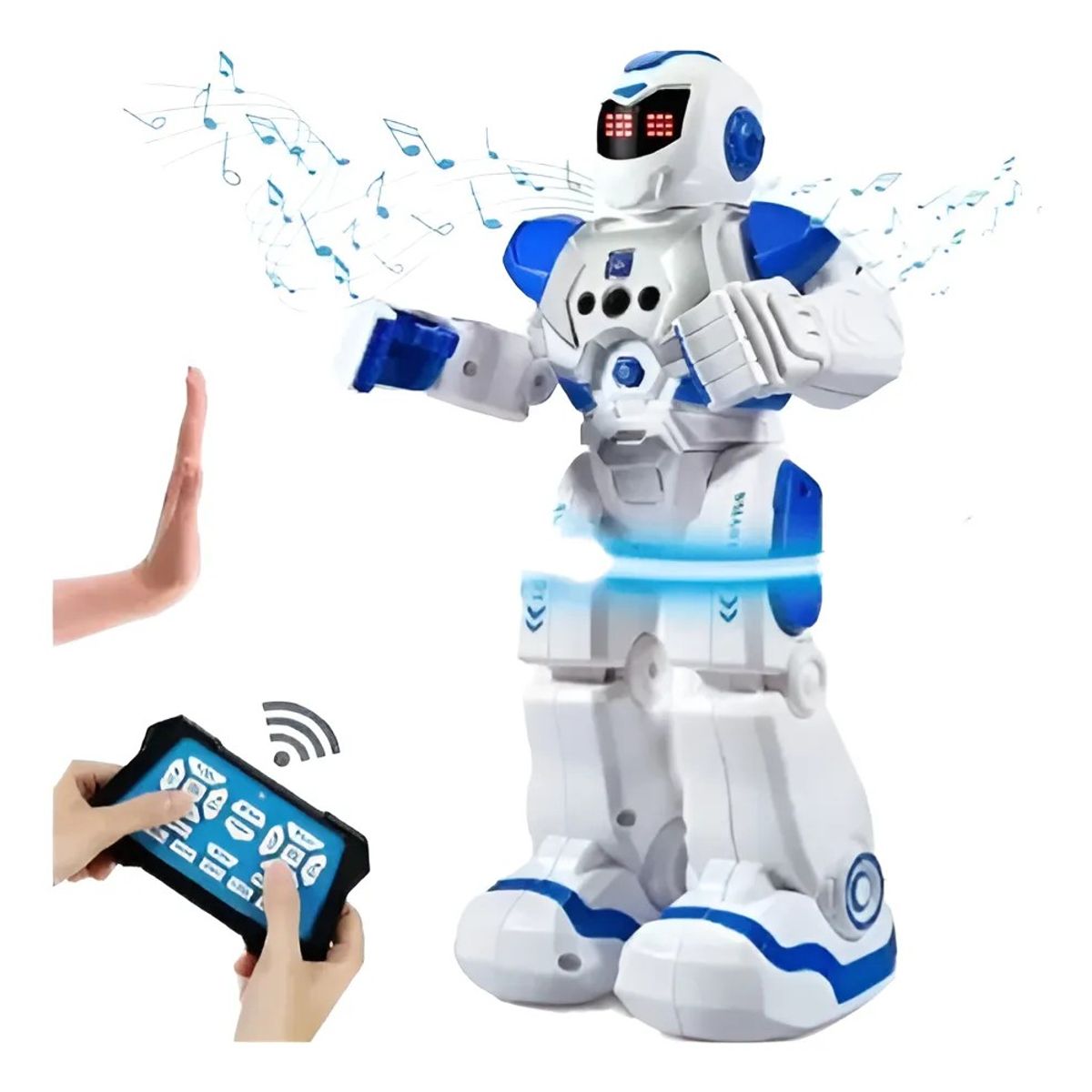 GENERICO - Robot Inteligente Para Niños Smart Control Remotogestos Robot Azul