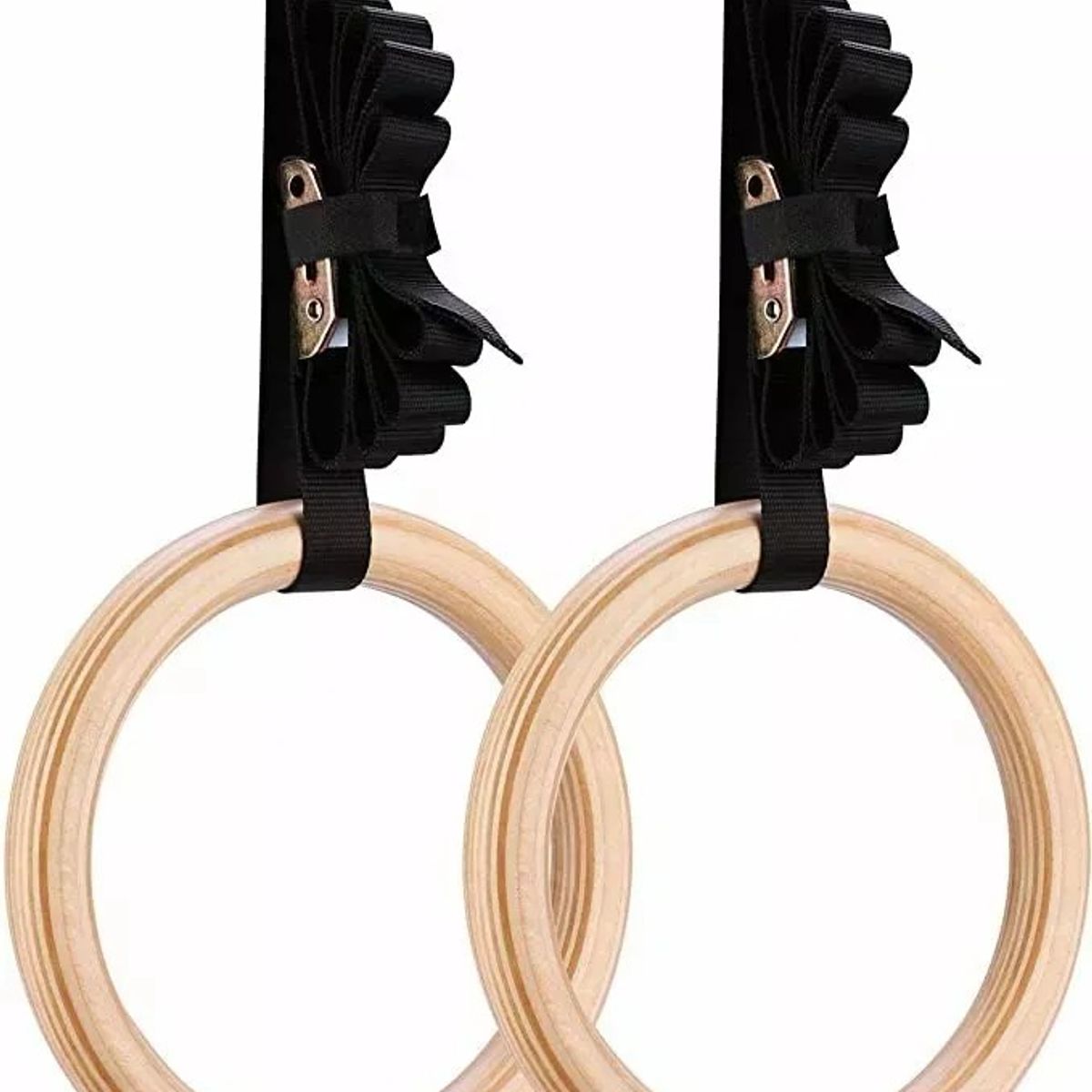 GENERICO - Anillas Olimpicas Fitness Calistenia Correa + Hebillas