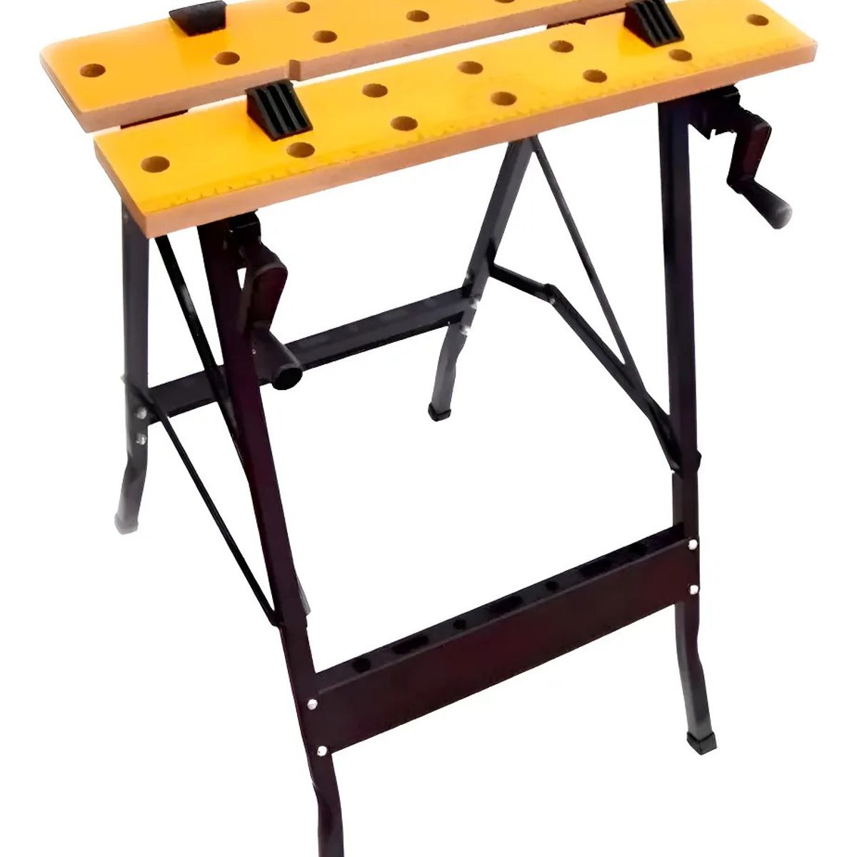 GENERICO - Mesa Banco De Trabajo Portatil 60 Cm 150 Kg Negro