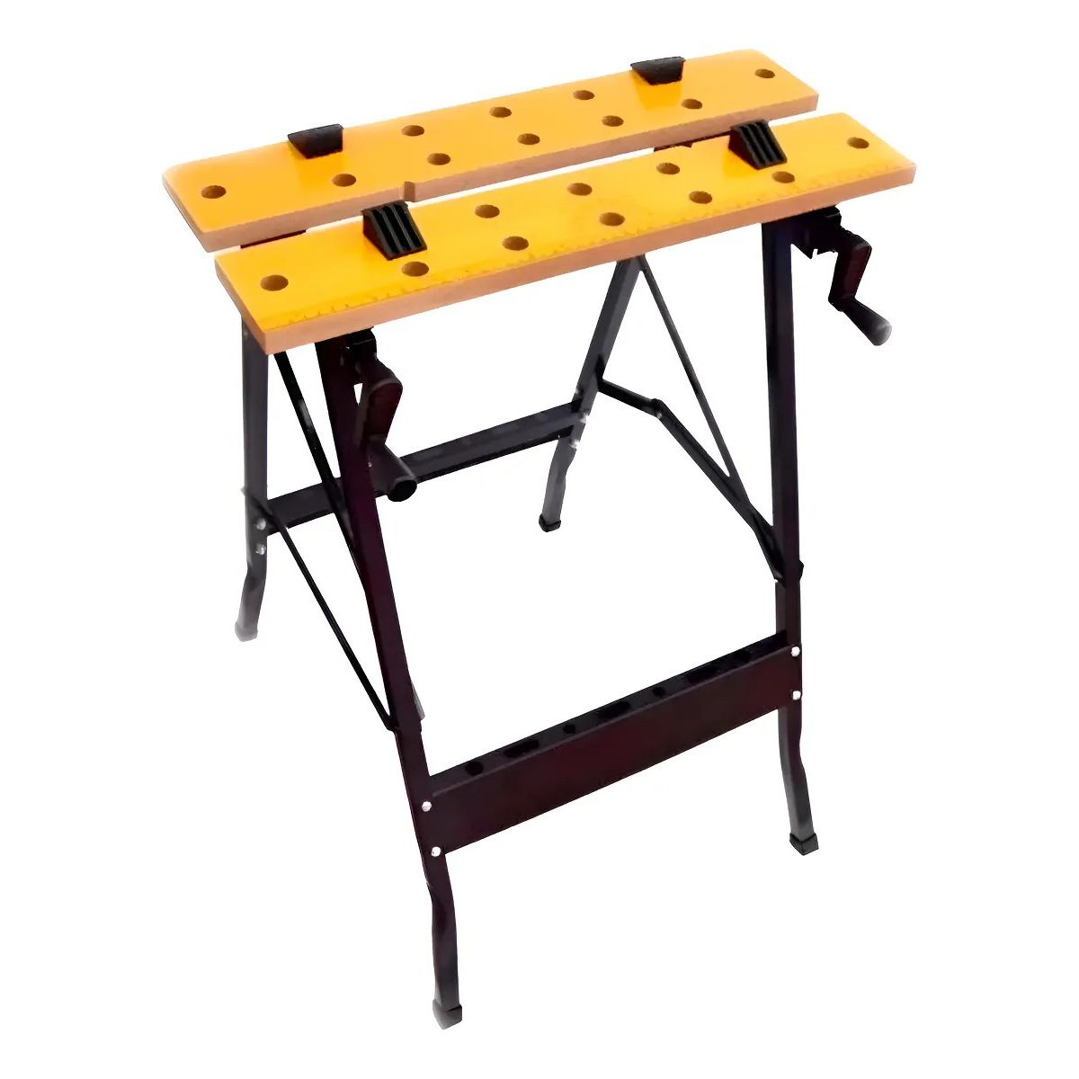 GENERICO - Mesa Banco De Trabajo Portatil 60 Cm 150 Kg Negro