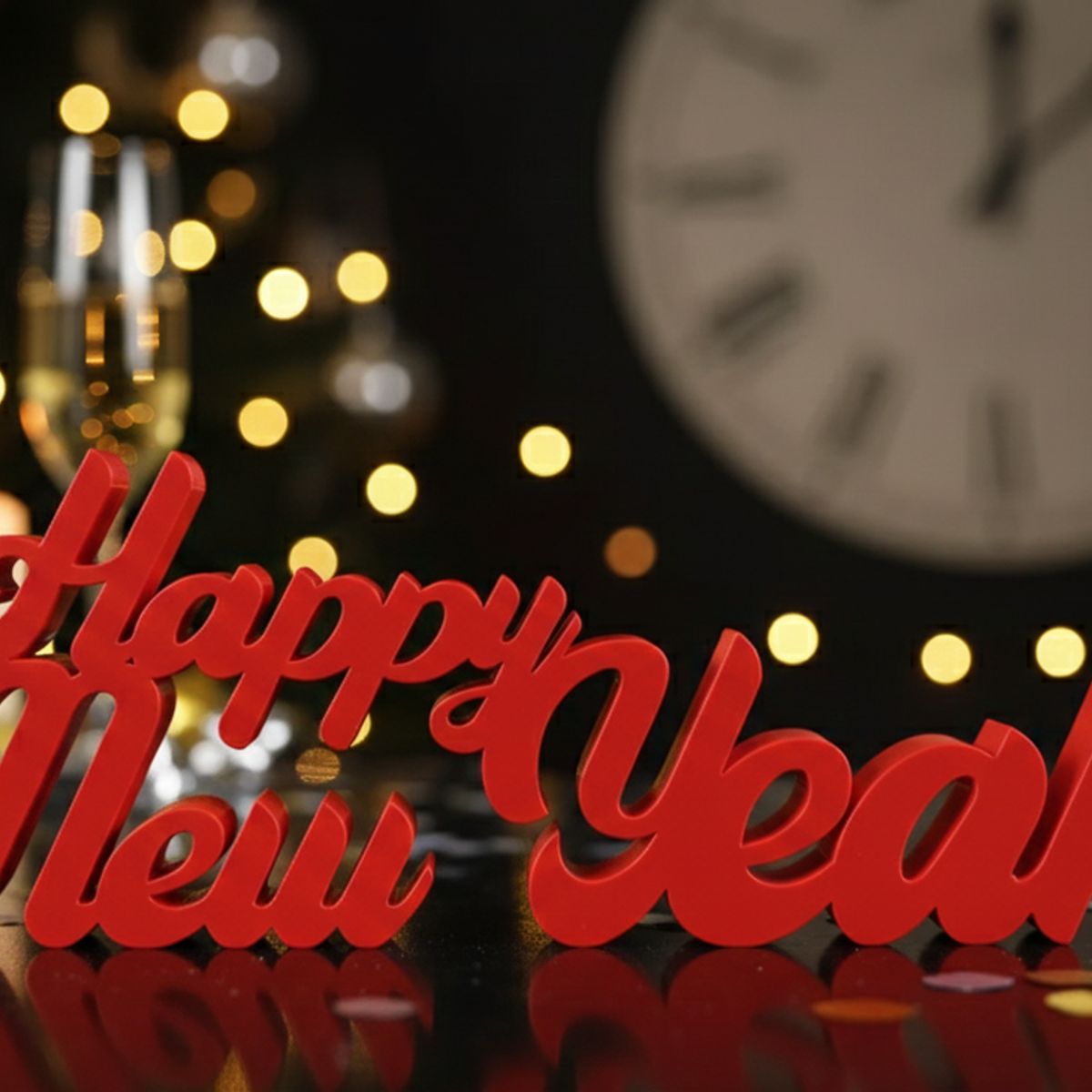 GENERICO - Letrero - Happy New Year