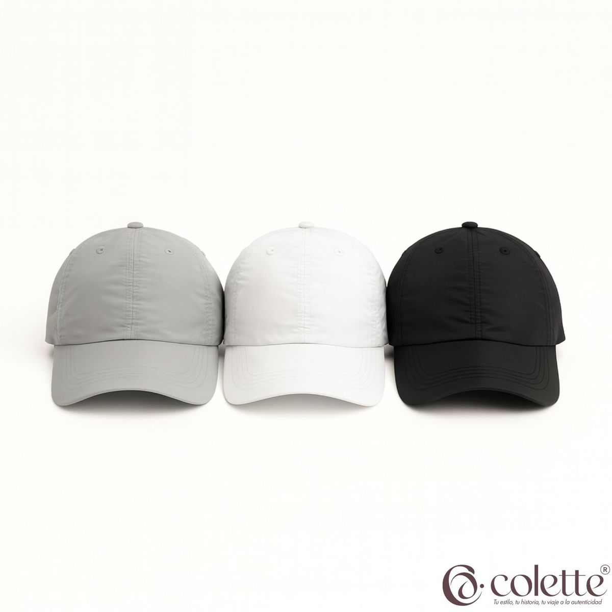 COLETTE - Gorra Jockey Estilo Beisbol Deportiva Secado Rápido Running Colores