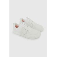 Zapatilla Escolar Blanca con Cordones Reflectantes y Suela Antideslizante