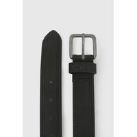 Cinturón Escolar Eco Cuero de niño Negro con Hebilla