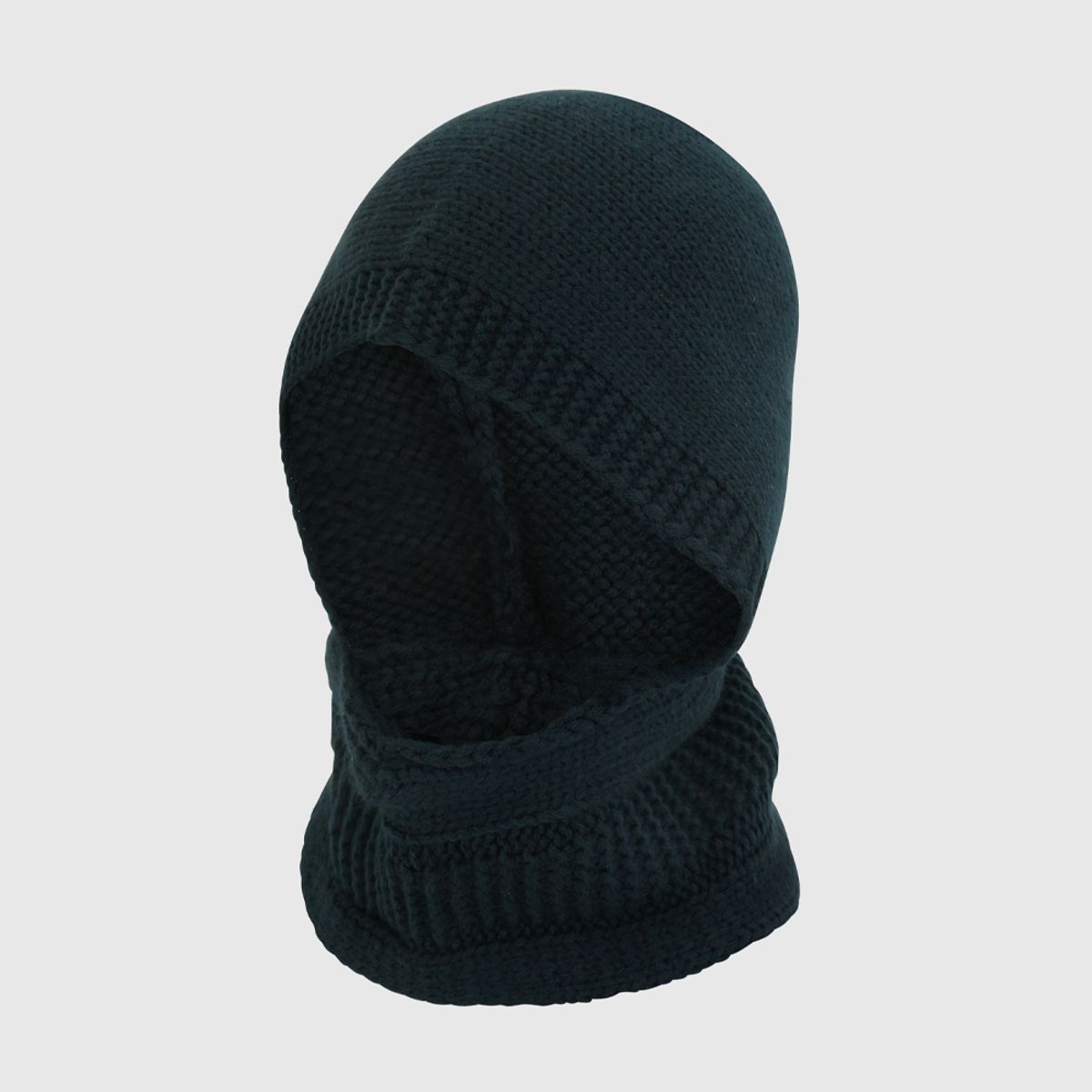 COLLOKY - Gorro Escolar Azul Tejido con Cuello