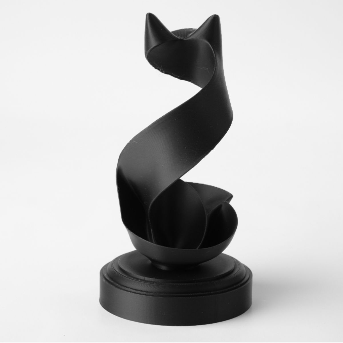 GENERICO - Figura Decoración- Escultura Gato de Cinta