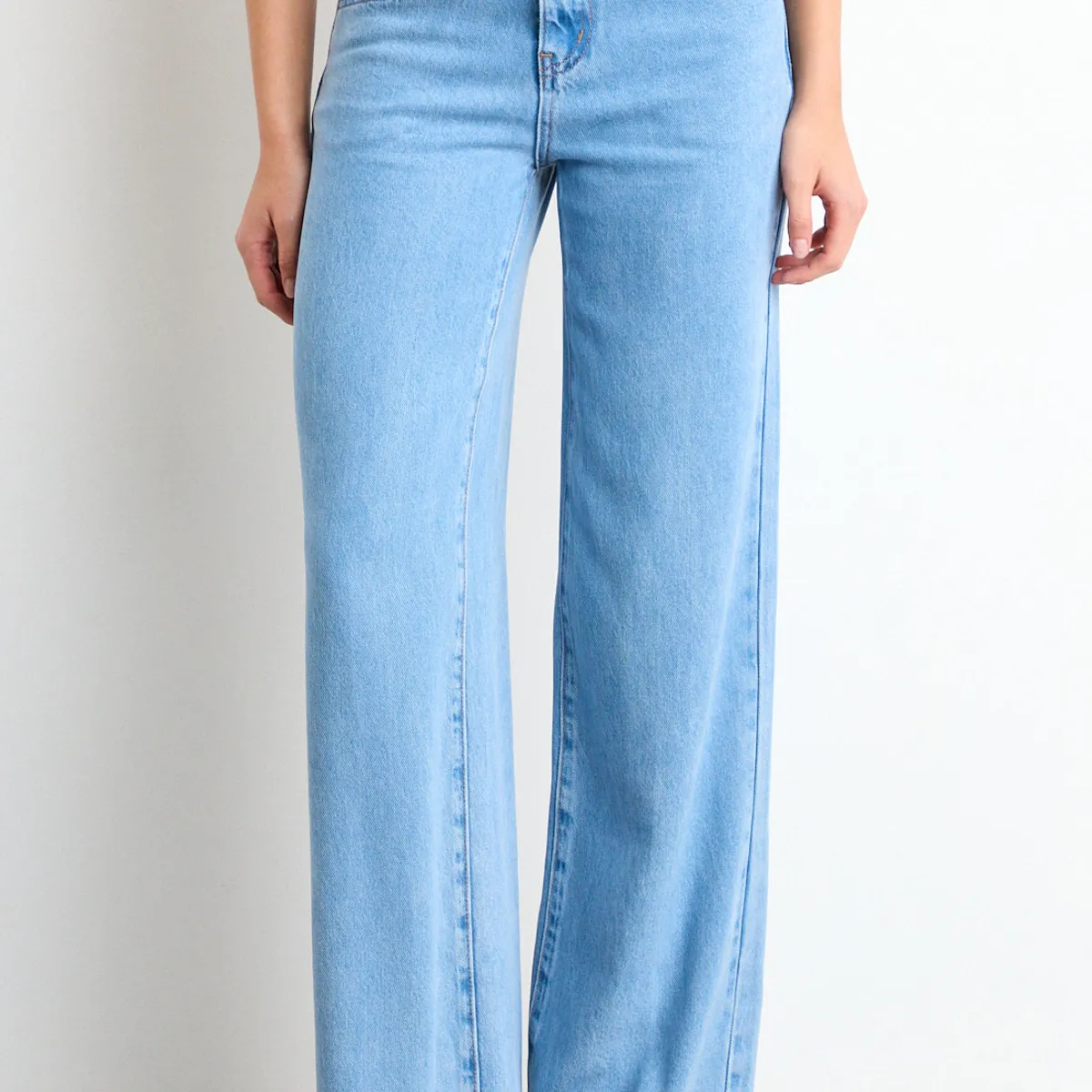 IO - Jeans Liso Mujer Celeste Io