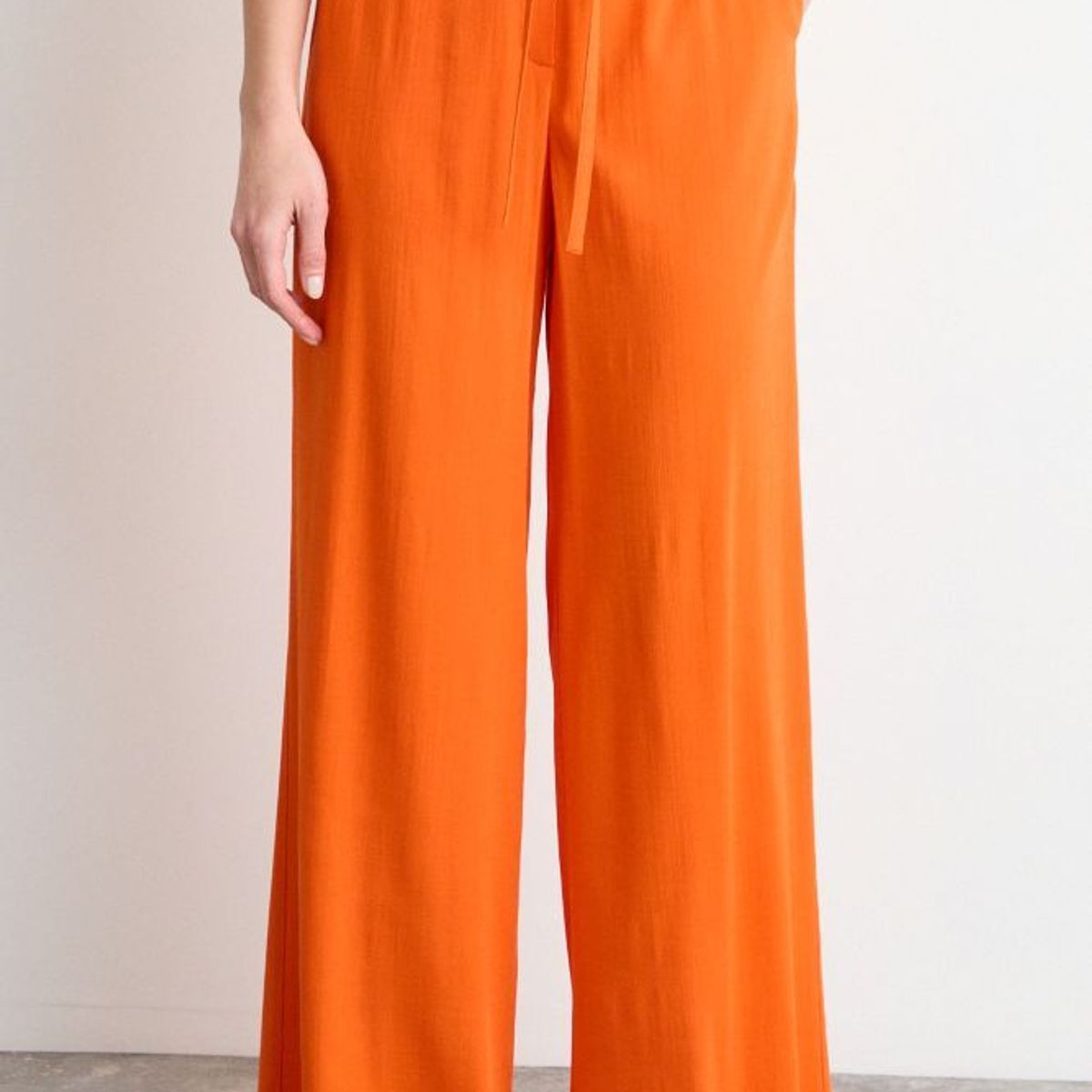 IO - Pantalon Liso Mujer Naranjo Io