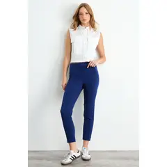 IO - Pantalon Liso Mujer Azul