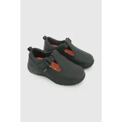 COLLOKY - Zapato Escolar Negro con Velcro y Suela Antideslizante