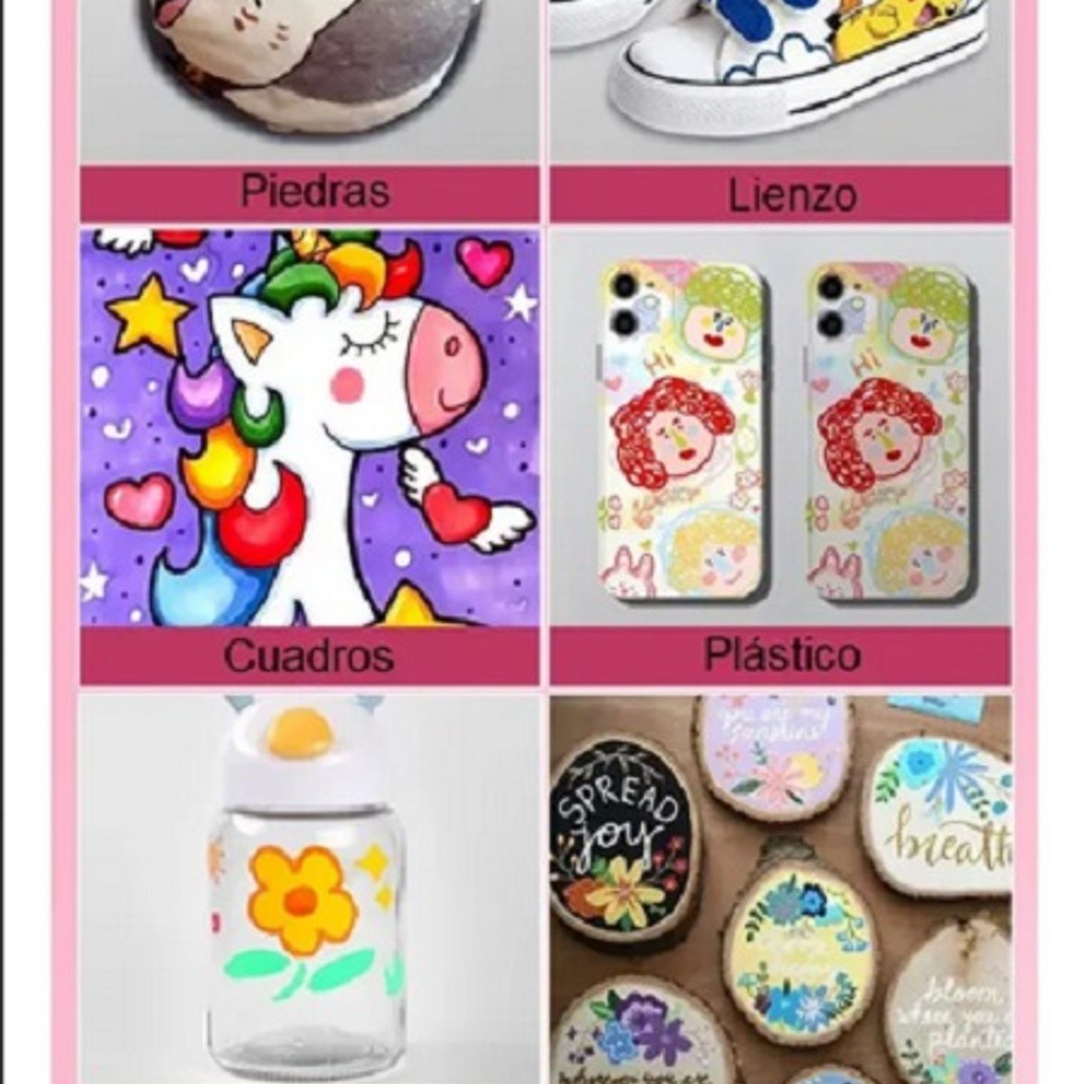 GENERICO - 120 Lápices Acrílicos Marcador Colores Acrylic Paint Marker