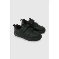 Zapatilla Escolar Negra con Velcros y Plantilla de Memory Foam