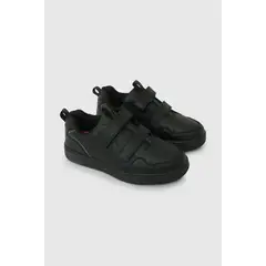 COLLOKY - Zapatilla Escolar Negra con Cordones Reflectantes y Suela Phylon Ultra Liviana