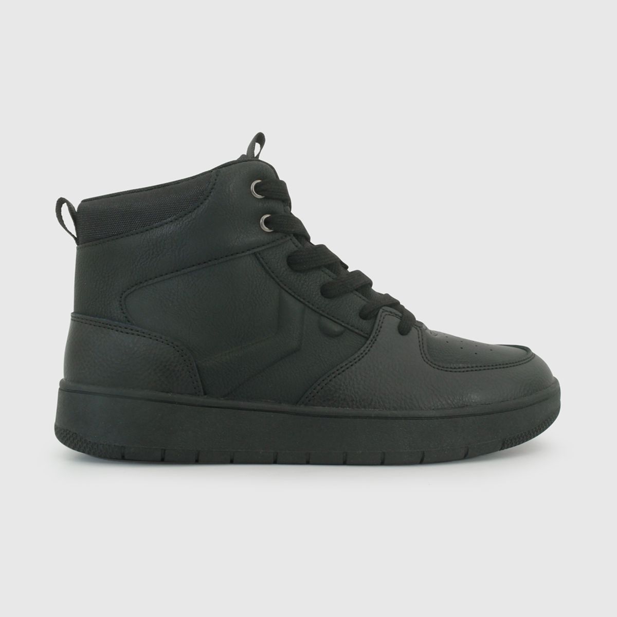 COLLOKY - Zapatilla Escolar Negra con Cordones y Plantilla de Memory Foam