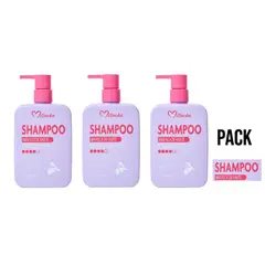GENERICO - Pack 3 Shampoo Misucka Manteca de Karite Vegano Hidratante 1050ml