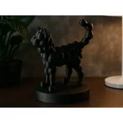 GENERICO - Figura Decoración- Escultura Gato Esponjoso