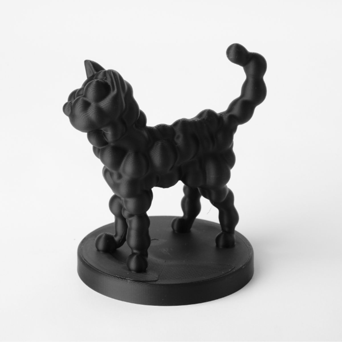 GENERICO - Figura Decoración- Escultura Gato Esponjoso