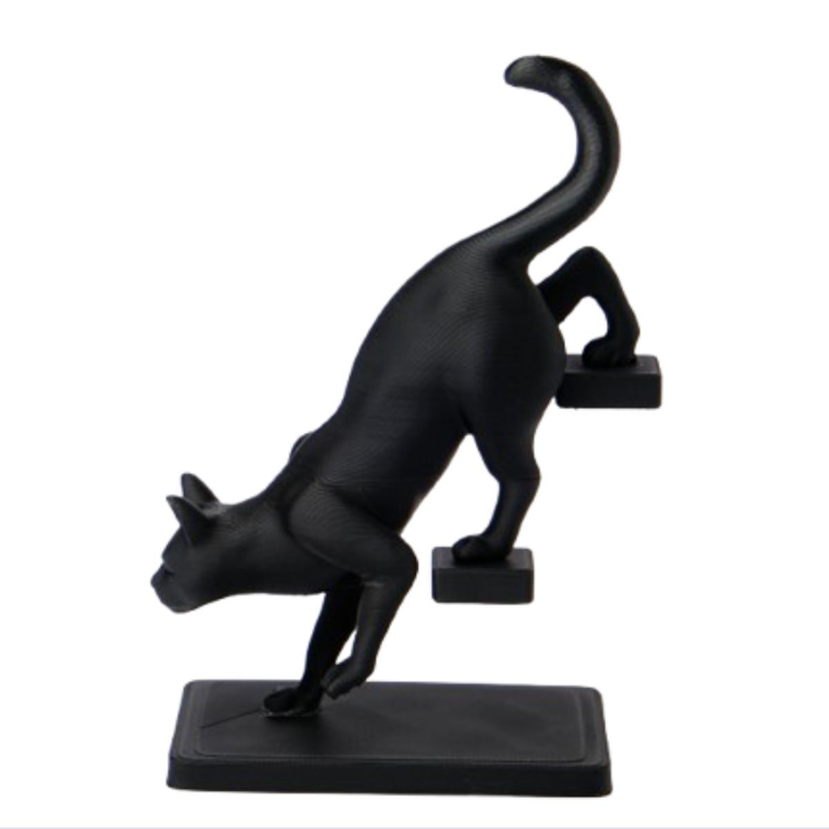 GENERICO - Figura Decoración- Escultura Gato Abstracto