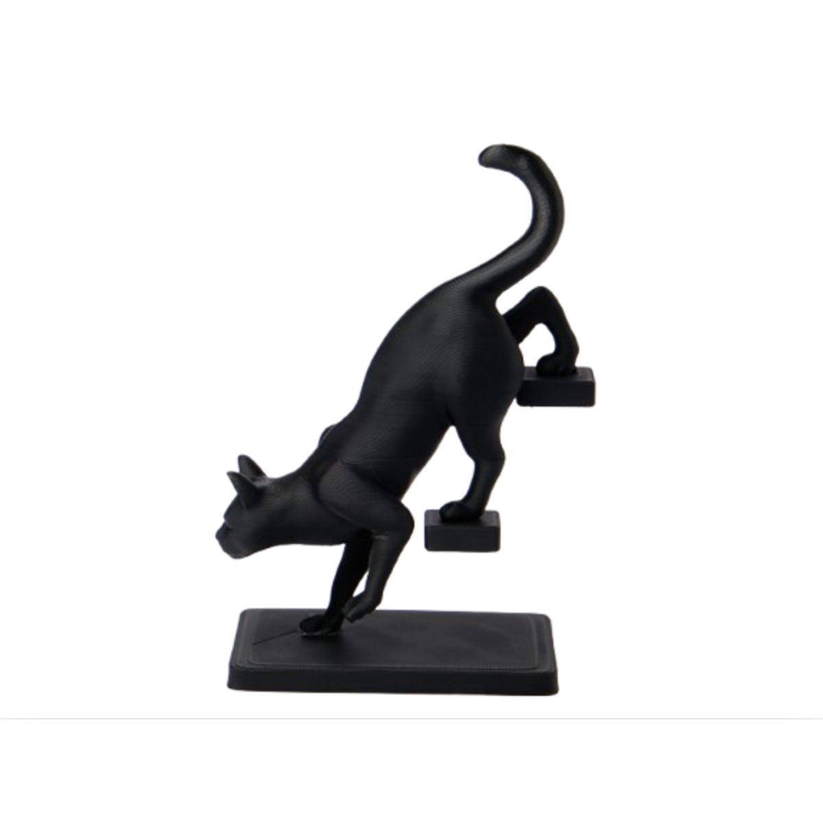 GENERICO - Figura Decoración- Escultura Gato Abstracto