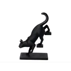 GENERICO - Figura Decoración- Escultura Gato Abstracto