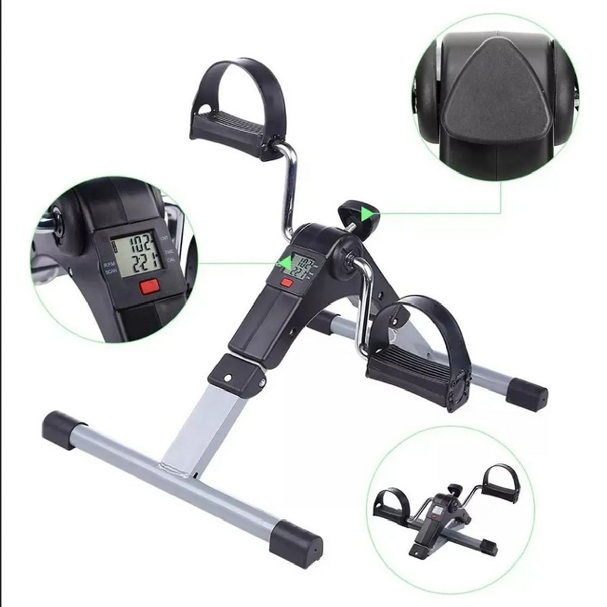 GENERICO - Pedalera Génerico Para Ejercicio Fitness Color Negro
