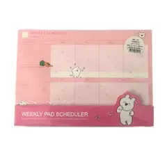 GENERICO - ️ Planner Semanal Planificador Osito Kawaii Cute Bear