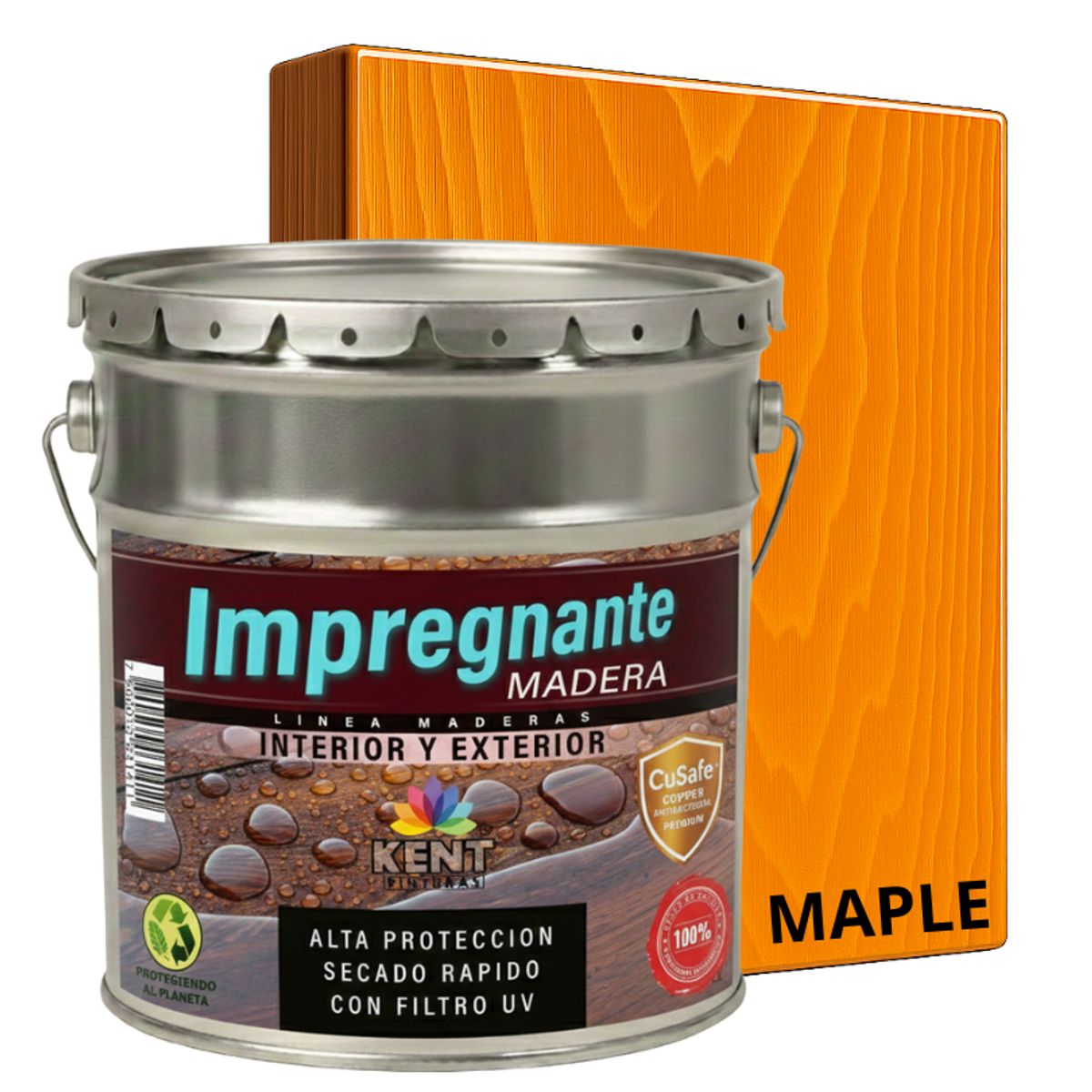 KENT - IMPREGNANTE MADERA - ANTI TERMITAS- TINETA 4G - MAPLE