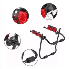 GENERICO - Porta Bicicletas Para Automóvil Y Suv Engache 3 Piezas Negro