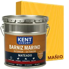 KENT - BARNIZ MARINO MATEADO - ANTI TERMITAS - TINETA 4G - MAÑIO