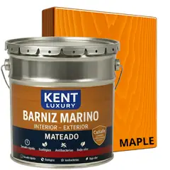 KENT - BARNIZ MARINO MATEADO - ANTI TERMITAS - TINETA 4G - MAPLE