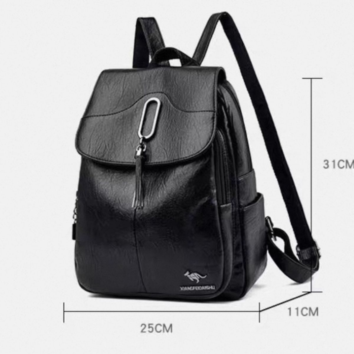 GENERICO - Mochila borla para mujer de diseño clásico británico