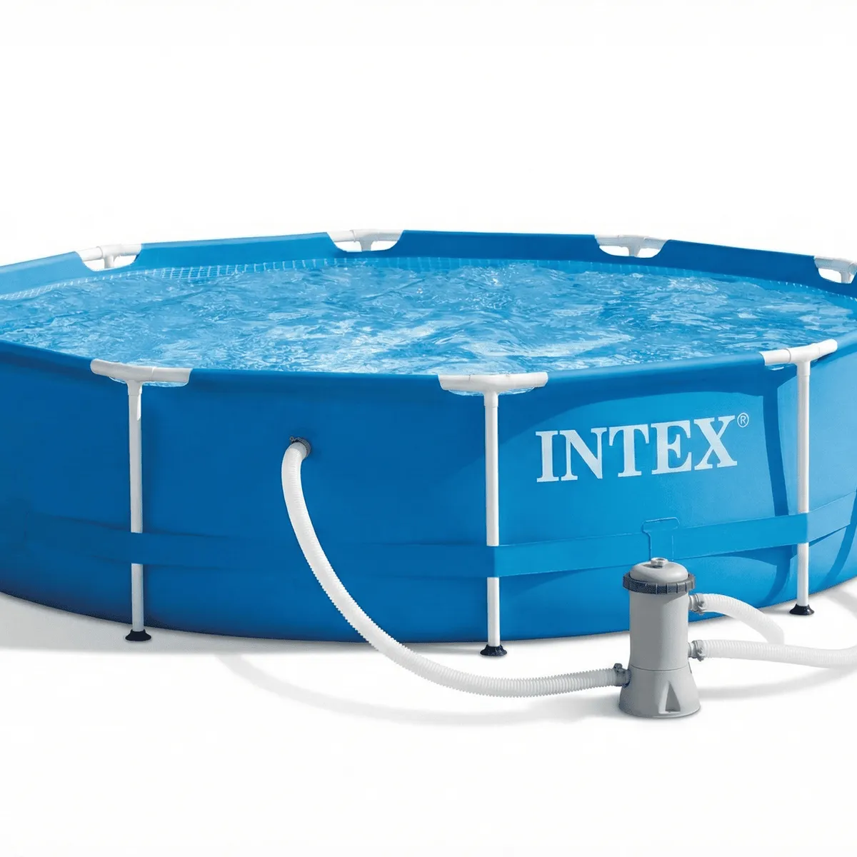 INTEX - Piscina Estructural Circular INTEX Metal Frame, 305 x 76 cm, 4485 Litros