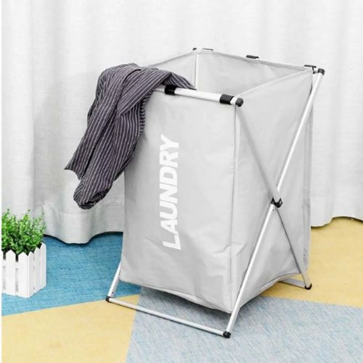 GENERICO - Cesta Canasto Plegable Almacenamiento Ropa Sucia