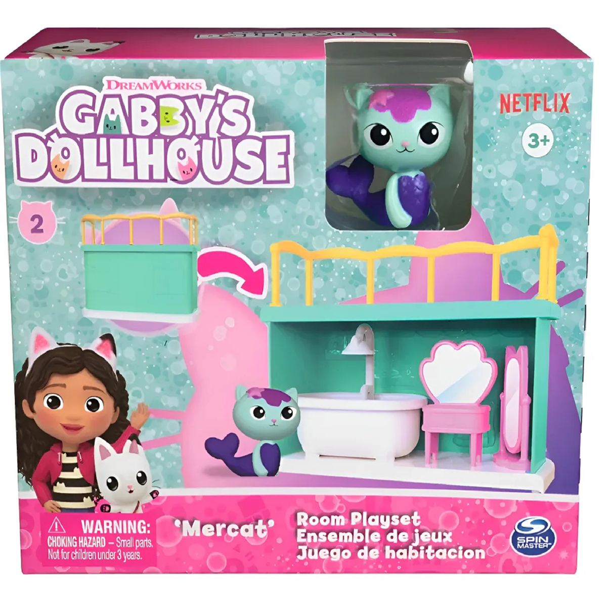 GENERICO - Gabbys Dollhouse Mini Habitación Sala De Baño