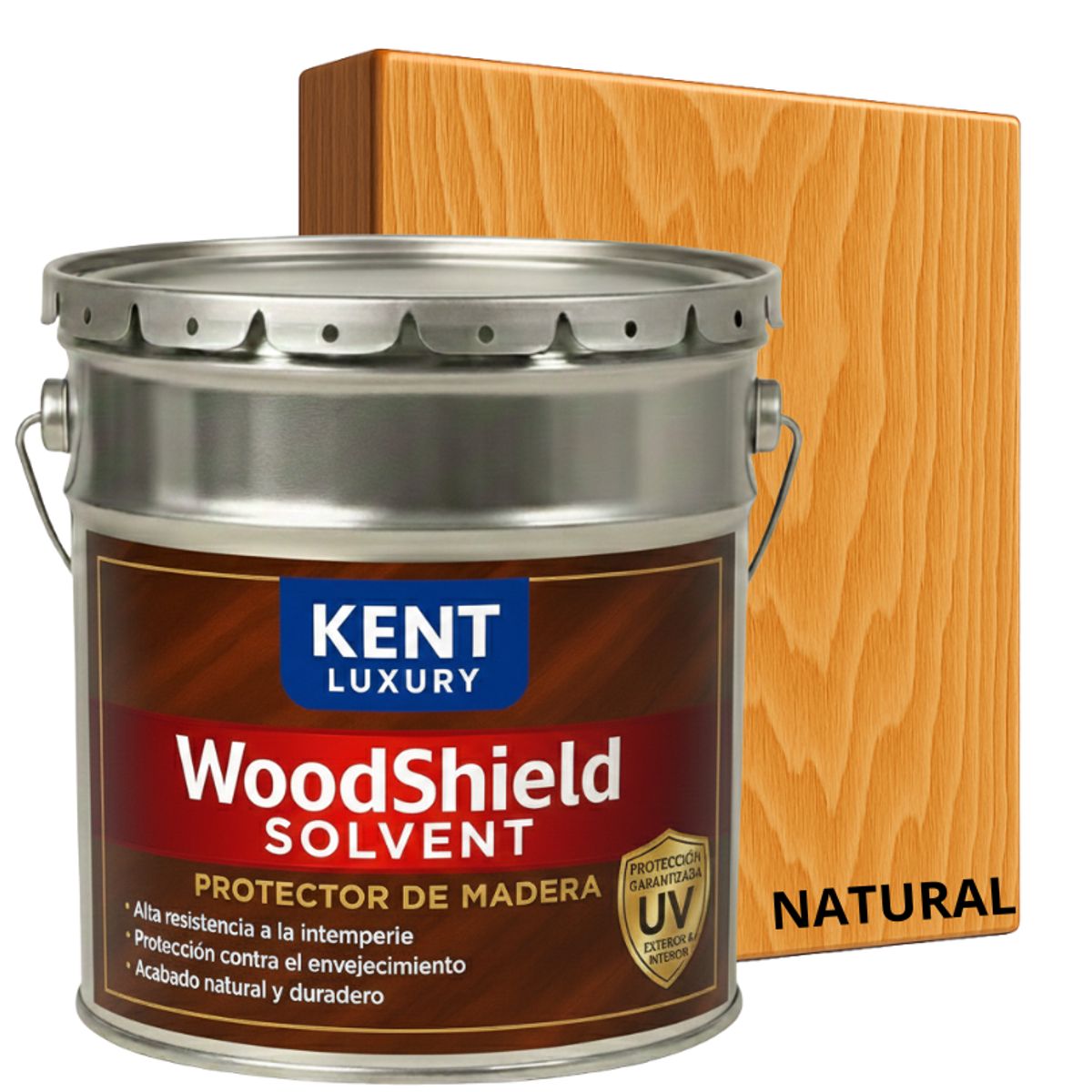 KENT - PROTECTOR DE MADERAS - IMPREGNA - PROTEGE - TINETA 4G NATURAL