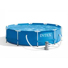 INTEX - Piscina Estructural Metal Frame, 305 x 76 cm, 4.485L