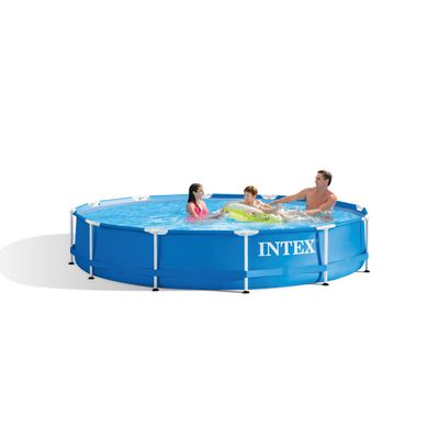 Imagen 2 del producto Piscina Estructural Redonda Metal Frame, 366 x 76 cm, 6.503L, con Bomba