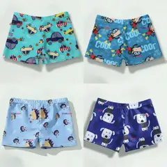 JUMP KIDS - Pack 3 Shorts De Playa Para Niños Traje De Baño Pantalón Corto Diseños Surtidos