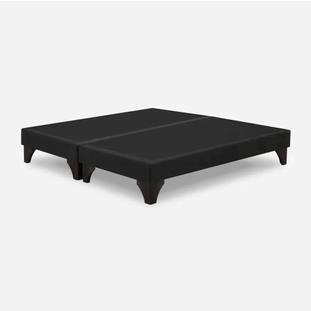 GENERICO - bases para cama de dos plazas color negro top